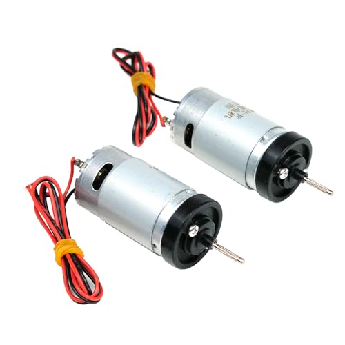 1 Paar 6V-12V Unterwasserstrahlruder 390 Motor 13000 U/min mit wasserdichter Gummidichtung for RC-Angelköderboot Wasserdichter Antrieb(with Rudder Cap) von CRUMPS