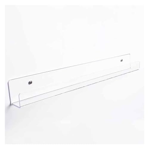 Acryl-Regale, Schwebendes Regal, durchsichtiges Acryl-Lagerregal(Style2,40cm/15.7in) von CRYSEU