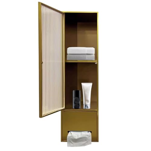 CRYSEU Duschablage, Edelstahl Duschnische Metallic 82/90x28x14cm(82x28x14cm) von CRYSEU