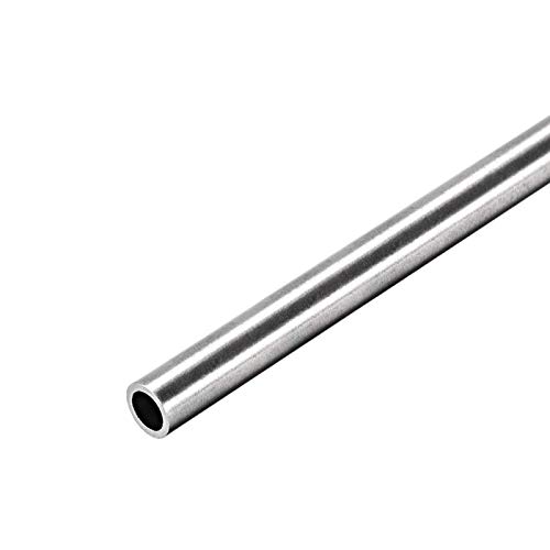 EDELSTAHL-Rundrohre, 1 Stück, Länge 500 mm, Außendurchmesser 8 mm, Wandstärke 0,2 mm/0,3 mm/0,4 mm/0,5 mm/0,8 mm/1 mm/1,5 mm/2 mm/2,5 mm/3 mm, nahtloses gerades Rohr(8x0.5mm) von CRYSEU