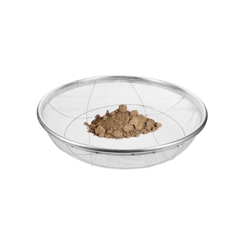 Garten-Sieb, Bodensieb, Metall-Sandsieb, Garten-Rätsel, Gartensiebe(Mesh 4.5mm) von CRYSEU