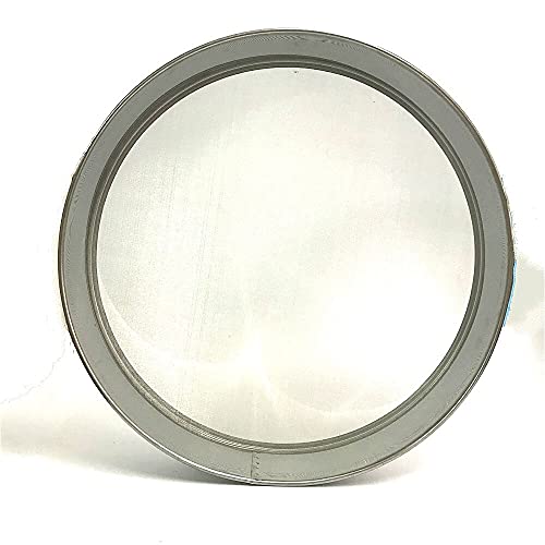 Garten-Sieb, Mehlsieb Probenahme Inspektion Pharmakopöe Labor Testsieb SS 304 Filter Mesh Chroming Rahmen Diam. 30 Cm 12-200 Mesh(30 mesh) von CRYSEU