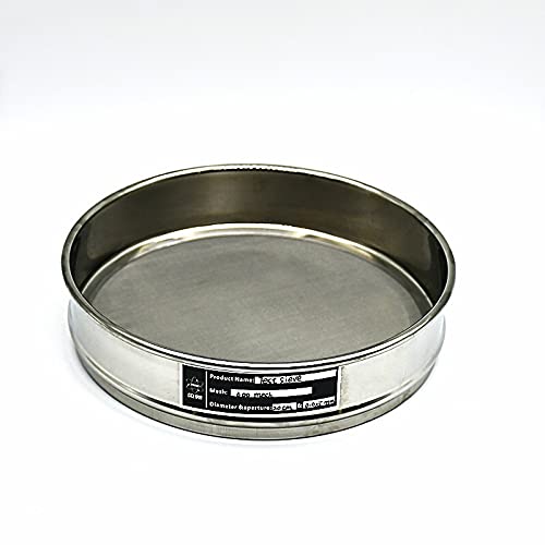 Garten-Sieb, Prüfsieb Labor Probenahme Inspektion Pharmakopöe Standardsieb Alle 304 SUS Sieb Durchmesser 20 cm 400 Mesh Öffnung 0,0385 mm Garten-Sieb, Prüfsieb Labor Probenahme Inspektion Pharmakopöe Standardsieb Alle 304 SUS Sieb Durchmesser 20 cm 400 Mesh Öffnung 0,0385 mm von CRYSEU