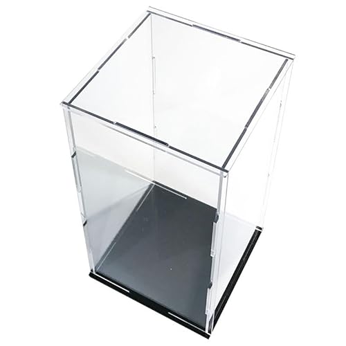 Klare Acryl-Display-Boxen, Acryl-Vitrine, Aufbewahrungswürfel for die Arbeitsplatte, transparent, mehrere Größen, Selbstmontage(40x20x25CM) von CRYSEU