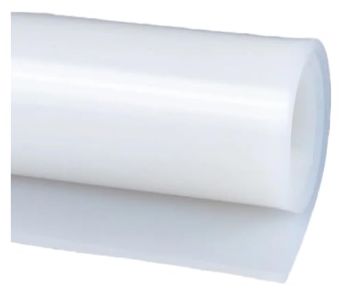 Neopren-Gummiplatten, 500 x 500 mm, Dicke 0,5–20 mm, klare, durchscheinende Plattenmatte(500 * 500 * 0.5mm) von CRYSEU