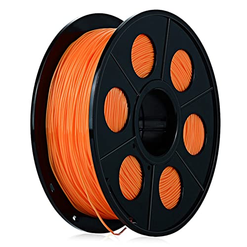PLA-Filament, 1 kg/Rolle 3D-Druckerfilamente 1,75 mm Flexible 3D-Druckstiftmaterialien(Orange) von CRYSEU