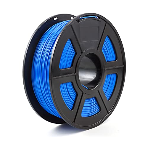 PLA-Filament, 3D-Druckerfilament ABS 1,75 mm 1 kg/2,2 lb ABS-Kunststoff-Verbrauchsmaterial for 3D-Drucker und 3D-Stift(Blue) von CRYSEU