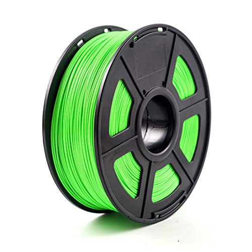 PLA-Filament, 3D-Druckerfilament ABS 1,75 mm 1 kg/2,2 lb ABS-Kunststoff-Verbrauchsmaterial for 3D-Drucker und 3D-Stift(Green) von CRYSEU