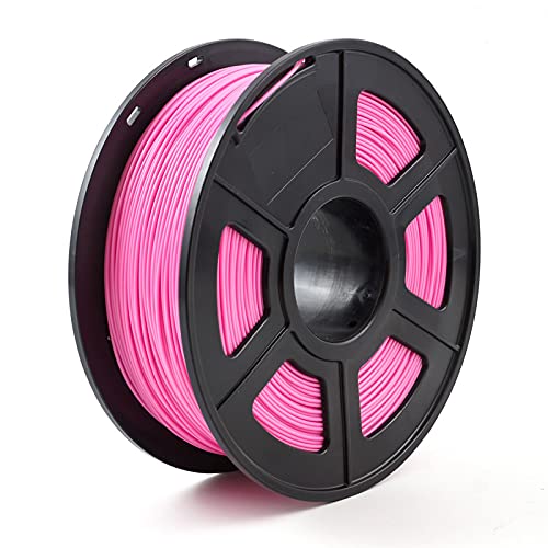 PLA-Filament, 3D-Druckerfilament ABS 1,75 mm 1 kg/2,2 lb ABS-Kunststoff-Verbrauchsmaterial for 3D-Drucker und 3D-Stift(Pink) von CRYSEU