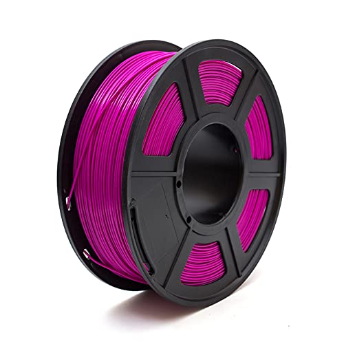 PLA-Filament, 3D-Druckerfilament ABS 1,75 mm 1 kg/2,2 lb ABS-Kunststoff-Verbrauchsmaterial for 3D-Drucker und 3D-Stift(Purple) von CRYSEU
