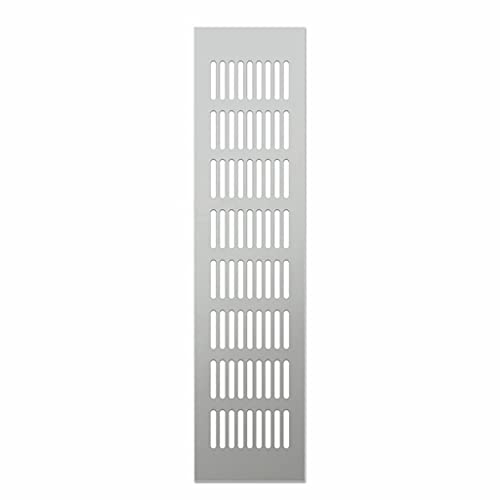 Soffit-Lüftungsabdeckung, Lüftungsgitter aus Aluminiumlegierung, mehrfarbig, 200 x mm(Silver,200x450 mm) von CRYSEU