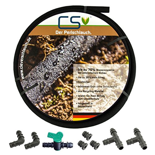 25 m CS Perlschlauch Drucklos mit Anschluss-Set S5 für die Drucklose Bewässerung 25 m CS Perlschlauch Drucklos mit Anschluss-Set S5 für die Drucklose Bewässerung von CS Bewässerungssysteme GmbH