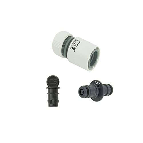 Anschlussset für CS Perlschlauch Premium 1/2" Zoll für die Gartenbewässerung mit CS Perlschlauch/Gartenschlauch von CS Bewässerungssysteme GmbH