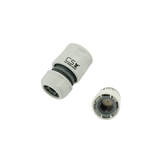 CS Schnellschlauchstück Premium 1/2 Zoll mit Durchflussreduzierung für die Gartenbewässerung mit CS Perlschlauch/Gartenschlauch von CS Bewässerungssysteme GmbH