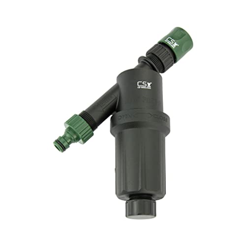 CS Wasserfilter 125 Micron Drucklos mit Schnellschlauchstück & Hahnanschluss – Filter für Gartenbewässerung, kompatibel mit CS Perlschlauch & Gartenschlauch von CS Bewässerungssysteme GmbH