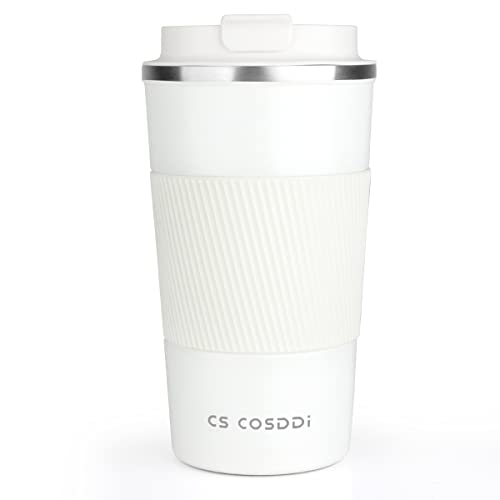 CS COSDDI Thermobecher- Isolierbecher, Edelstahl Travel Mug, 18oz/510ml Vakuum auslaufsicher Reisebecher mit Deckel, Autobecher, doppelwandig isoliert für Kaffee, Wasser und Tee, Kaffee-to-go Becher CS COSDDI Thermobecher- Isolierbecher, Edelstahl Travel Mug, 18oz/510ml Vakuum auslaufsicher Reisebecher mit Deckel, Autobecher, doppelwandig isoliert für Kaffee, Wasser und Tee, Kaffee-to-go Becher von CS COSDDI
