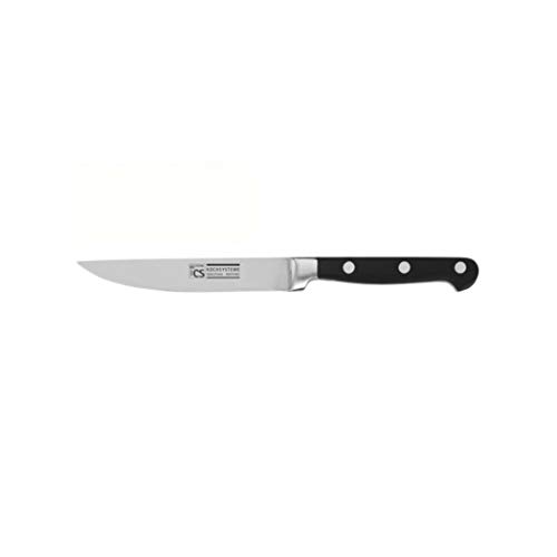 Universalmesser "PREMIUM" 003074 13,0 cm, geschmiedetes Messer aus rostfreiem Stahl mit ergonomisch geformtem Griff, CS-Systeme von CS-Solingen