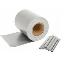 Sichtschutzstreifen für Doppelstabmatten, 70 m x 19 cm, Grau, Windschutz mit uv Schutz Sichtschutzstreifen für Doppelstabmatten, 70 m x 19 cm, Grau, Windschutz mit uv Schutz von ZELSIUS