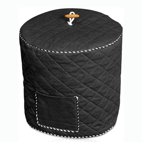 Luftfritteusen Schutzhülle, Vollständig Küchengeräte kratzfeste Abdeckungen- Wischbarem Folienfutter, für elektrische Schnellkochtöpfe Reiskocher Verschiedene Modelle (8 Quart,Black) von CSARPECT