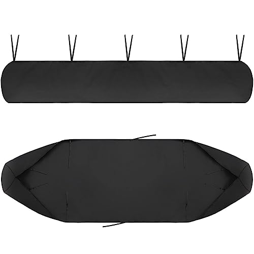 Markisen-Schutzhülle für Markisen, Sonnensegel UV Regen Wasserdicht schneefest mit Schnur Wandmarkise Abdeckplane, für Mobile Markise, Lagerung im Winter, Garten und Terrasse (3.5M, Schwarz) von CSARPECT