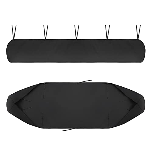 Markisen-Schutzhülle für Markisen, Sonnensegel UV Regen Wasserdicht schneefest mit Schnur Wandmarkise Abdeckplane, für Mobile Markise, Lagerung im Winter, Garten und Terrasse (4M, Schwarz) von CSARPECT