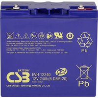 CSB Battery EVH 12240 EVH12240 Bleiakku 12V 24Ah Blei-Vlies (AGM) (B x H x T) 181 x 170 x 170mm M5-S von CSB Battery