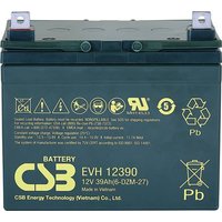 CSB Battery EVH 12390 EVH12390 Bleiakku 12V 39Ah Blei-Vlies (AGM) (B x H x T) 196 x 178 x 155mm M6-S von CSB Battery