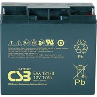 CSB Battery EVX 12170 EVX12170 Bleiakku 12V 17Ah Blei-Vlies (AGM) (B x H x T) 181 x 167 x 76mm M5-Sc von CSB Battery