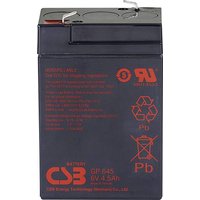 CSB Battery GP 645 Standby USV GP645F1 Bleiakku 6V 4.5Ah Blei-Vlies (AGM) (B x H x T) 70 x 107 x 48m von CSB Battery