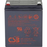 CSB Battery HR 1221W high-rate HR1221WF2 Bleiakku 12V 5Ah Blei-Vlies (AGM) (B x H x T) 90 x 106 x 70 von CSB Battery