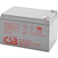CSB Battery HR 1251W high-rate HR1251WF2 Bleiakku 12V 12Ah Blei-Vlies (AGM) (B x H x T) 151 x 100 x von CSB Battery