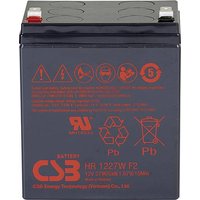 CSB Battery HR 1227W high-rate HR1227WF2 Bleiakku 12V 6.2Ah Blei-Vlies (AGM) (B x H x T) 90 x 106 x von CSB Battery