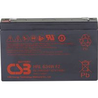 CSB Battery HRL 634W high-rate longlife HRL634W Bleiakku 6V 8.4Ah Blei-Vlies (AGM) (B x H x T) 151 x von CSB Battery