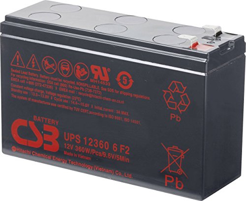 CSB Battery UPS 123606high-rate UPS123606F1F2 Bleiakku 12V 7Ah Blei-Vlies (AGM) (B x H x T) 151 x 99 CSB Battery UPS 123606high-rate UPS123606F1F2 Bleiakku 12V 7Ah Blei-Vlies (AGM) (B x H x T) 151 x 99 von CSB Battery