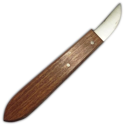 CSB-Center Ausputzer - Korbmacherwerkzeug, Messer mit 4cm Klinge im Hartholzheft von CSB-Center