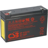 CSB - Bleiakku 6V 12Ah GP6120F2 Hitachi wartungsfrei agm Bleibatterie von CSB