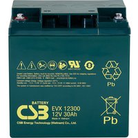 CSB - Blei Akku EVX12300 12V 30Ah M5 Innengewinde zyklenfest von CSB