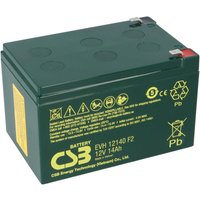 CSB - EVH12140F2 Blei Akku 12V 14Ah Zyklenfest Faston F2 von CSB