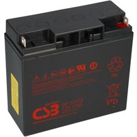 CSB - agm Bleiakku GP12170 12V 17Ah - M5 Flachpol - M5 b/n von CSB
