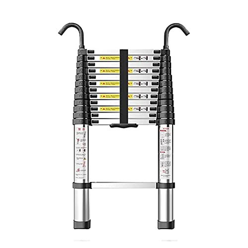 8m / 7m / 6m / 5m / 4m / 3m / 2m / 1m Hohe Teleskopleitern Mit Haken, Hochleistungs-Aluminium-Verlängerung Klappleiter, Tragbare Mehrzweck-Teleskopleiter Für Den Aufstieg Home Builders Dachgeschoss Ar von CSBH