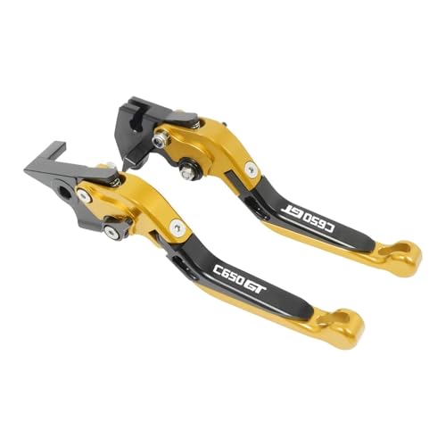 CSBWFCB Für C650GT C 650 GT C650 GT 2011-2022 Motorradzubehör Lenker Verstellbare Ausziehbare Klappbare Bremskupplungshebel von CSBWFCB