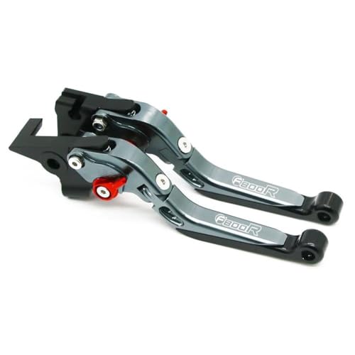 CSBWFCB Motorradzubehör CNC-verstellbare, Klappbare Und Ausziehbare Bremskupplungshebel Für F800R F800 R F 800R F 800 R 800 R 2009-2021 von CSBWFCB