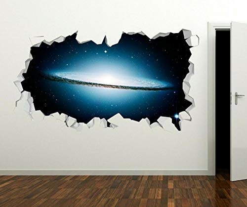 Wandtattoo Space wall decal decoration smashed space 3d art sticker vinyl art von CSCH