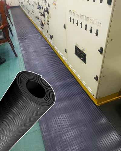 Non-Conductive Floor Roller Distribution Room Rubber Insulated Pad,Dielectric Anti-electrocution Mat, Insulating Switchboard 4 M Non-Conductive Floor Roller Distribution Room Rubber Insulated Pad,Dielectric Anti-electrocution Mat, Insulating Switchboard 4 M von CSEDF-CRYP