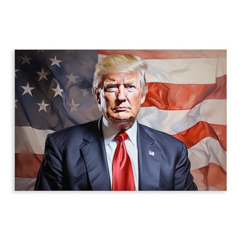 CSESTCGN Donald Trump Kunstposter, 1 Leinwand-Poster, Schlafzimmerdekoration, Landschaft, Büro, Raumdekoration, Geschenk, 40 x 60 cm CSESTCGN Donald Trump Kunstposter, 1 Leinwand-Poster, Schlafzimmerdekoration, Landschaft, Büro, Raumdekoration, Geschenk, 40 x 60 cm von CSESTCGN