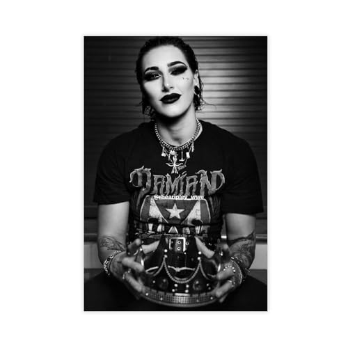 CSESTCGN Wrestler Rhea Ripley Poster auf Leinwand, Wandkunst, Dekordruck, Gemälde für Wohnzimmer, Schlafzimmer, Dekoration, 30 x 45 cm von CSESTCGN