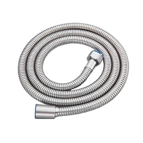 CSFFA 1,5 MBadezimmer-Ersatzbrauseschlauch, Handbrause-Ersatz, flexibler Schlauch/Rohr, schwarze Bronze, Wasserhahn-Schlauchleitung(Brushed Nickel) von CSFFA