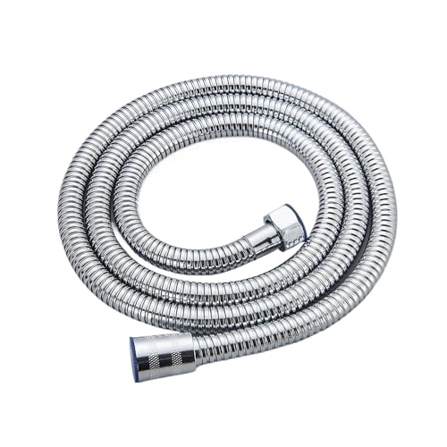 CSFFA 1,5 MBadezimmer-Ersatzbrauseschlauch, Handbrause-Ersatz, flexibler Schlauch/Rohr, schwarze Bronze, Wasserhahn-Schlauchleitung(Chrome) von CSFFA