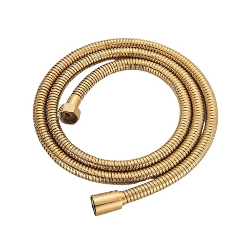 CSFFA 1,5 MBadezimmer-Ersatzbrauseschlauch, Handbrause-Ersatz, flexibler Schlauch/Rohr, schwarze Bronze, Wasserhahn-Schlauchleitung(Golden) von CSFFA