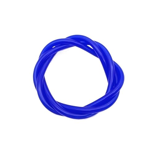 CSFFA 1 Meter ID2 3 4 5 6 7 8 9 10 12 mm Silikonrohr Flexibler Gummischlauch Lebensmittelqualität Softdrink-Rohr Wasseranschluss Bunte Sanitär(Blue Silicone tube,1 METER_OD 4XID 2MM) von CSFFA
